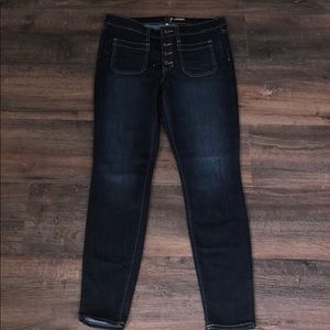 Dark wash jeans!